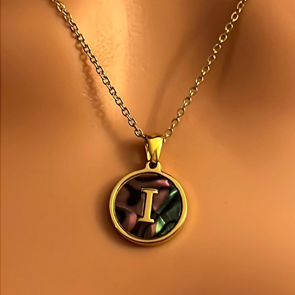 I Letter Necklace